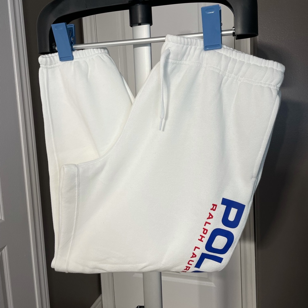 WOMEN’S Polo White Fleece Pants